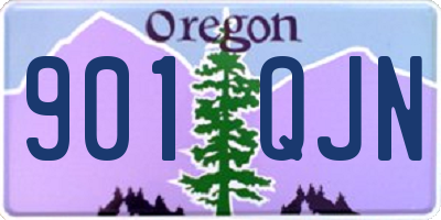 OR license plate 901QJN