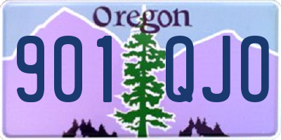 OR license plate 901QJO