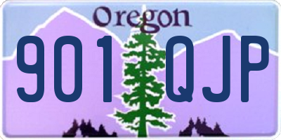 OR license plate 901QJP