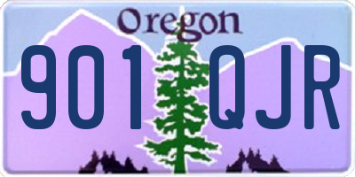 OR license plate 901QJR