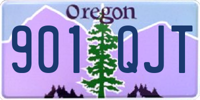 OR license plate 901QJT
