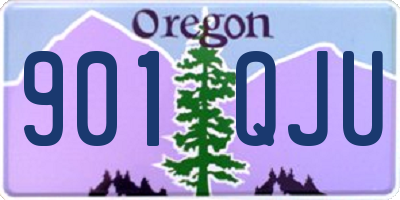 OR license plate 901QJU