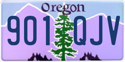 OR license plate 901QJV