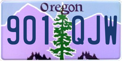 OR license plate 901QJW