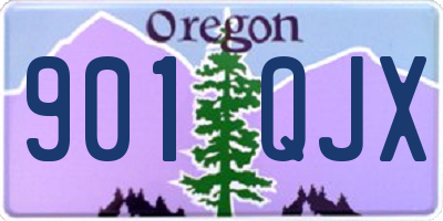 OR license plate 901QJX