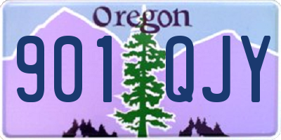 OR license plate 901QJY