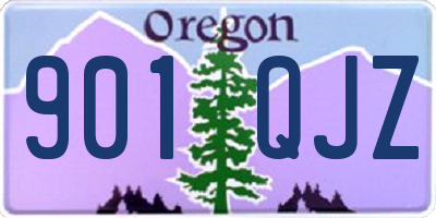OR license plate 901QJZ