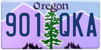 OR license plate 901QKA