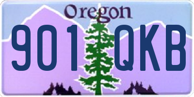 OR license plate 901QKB