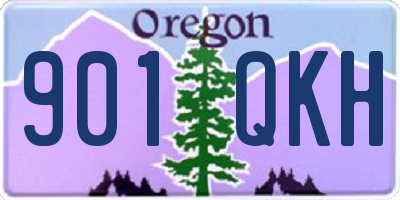 OR license plate 901QKH