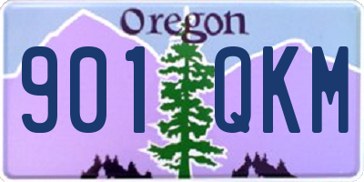 OR license plate 901QKM