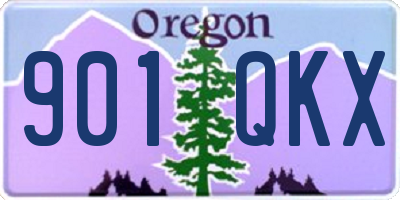 OR license plate 901QKX