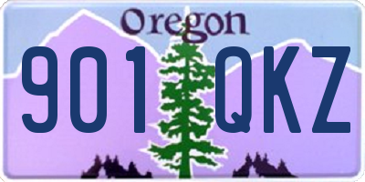 OR license plate 901QKZ