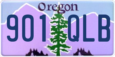 OR license plate 901QLB