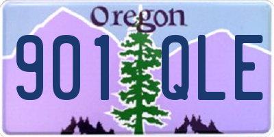 OR license plate 901QLE