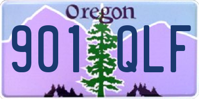 OR license plate 901QLF