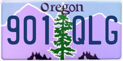 OR license plate 901QLG