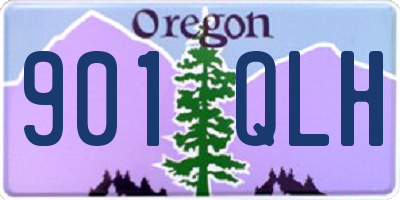 OR license plate 901QLH