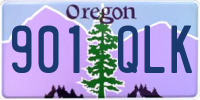 OR license plate 901QLK