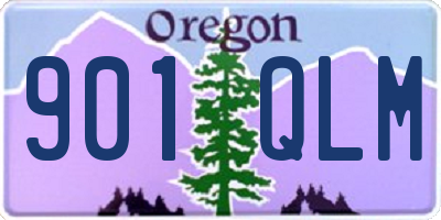 OR license plate 901QLM