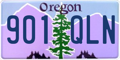 OR license plate 901QLN