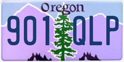 OR license plate 901QLP