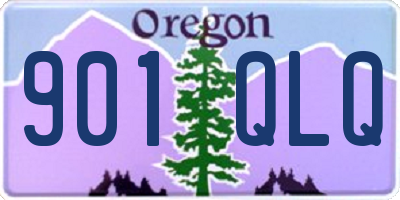 OR license plate 901QLQ