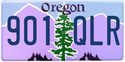 OR license plate 901QLR