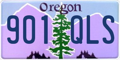 OR license plate 901QLS