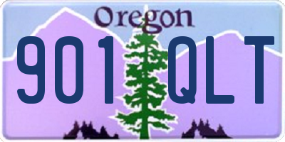OR license plate 901QLT
