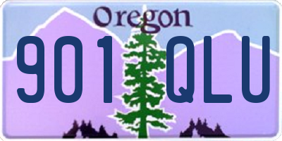 OR license plate 901QLU