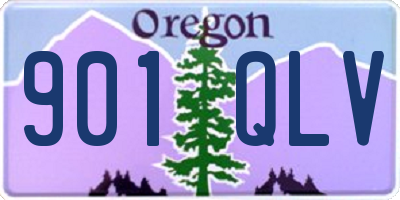 OR license plate 901QLV