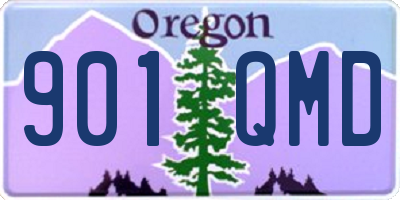 OR license plate 901QMD