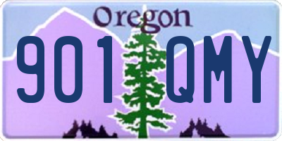 OR license plate 901QMY