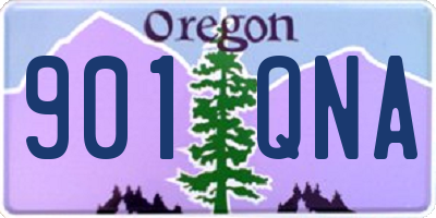 OR license plate 901QNA