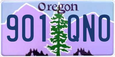 OR license plate 901QNO