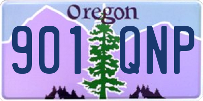 OR license plate 901QNP