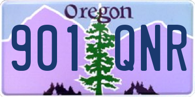 OR license plate 901QNR