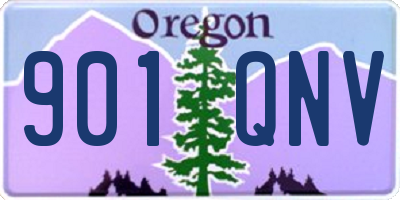 OR license plate 901QNV
