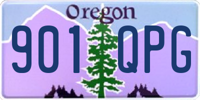 OR license plate 901QPG