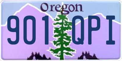 OR license plate 901QPI