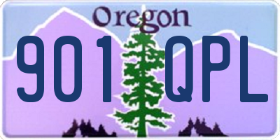 OR license plate 901QPL