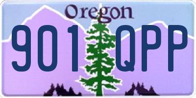 OR license plate 901QPP