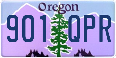 OR license plate 901QPR
