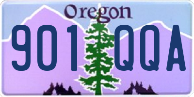 OR license plate 901QQA