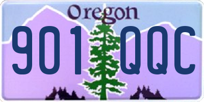 OR license plate 901QQC