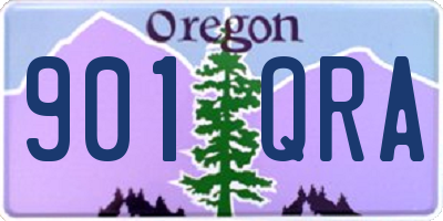 OR license plate 901QRA