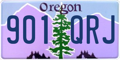 OR license plate 901QRJ