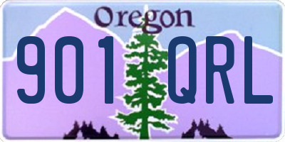 OR license plate 901QRL