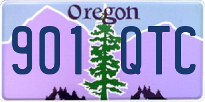 OR license plate 901QTC
